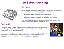 Tablet Screenshot of jbadham.biz